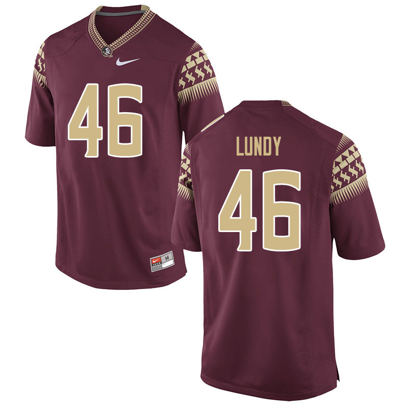 Youth #46 DJ Lundy Florida State Seminoles College Football Jerseys Sale-Garnet - Click Image to Close